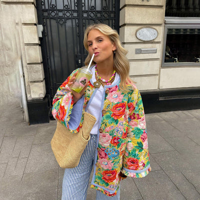 Trendy Printed Jacket | LouLou Couture