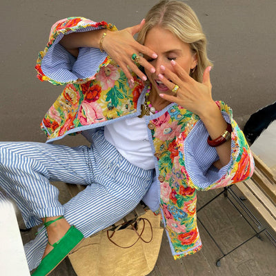 Trendy Printed Jacket | LouLou Couture