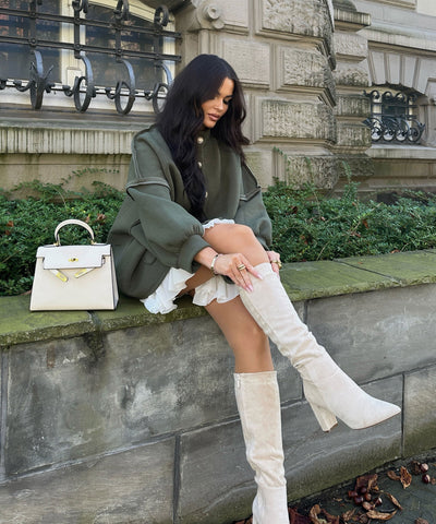 Mila Oversized Green Jacket | LouLou Couture