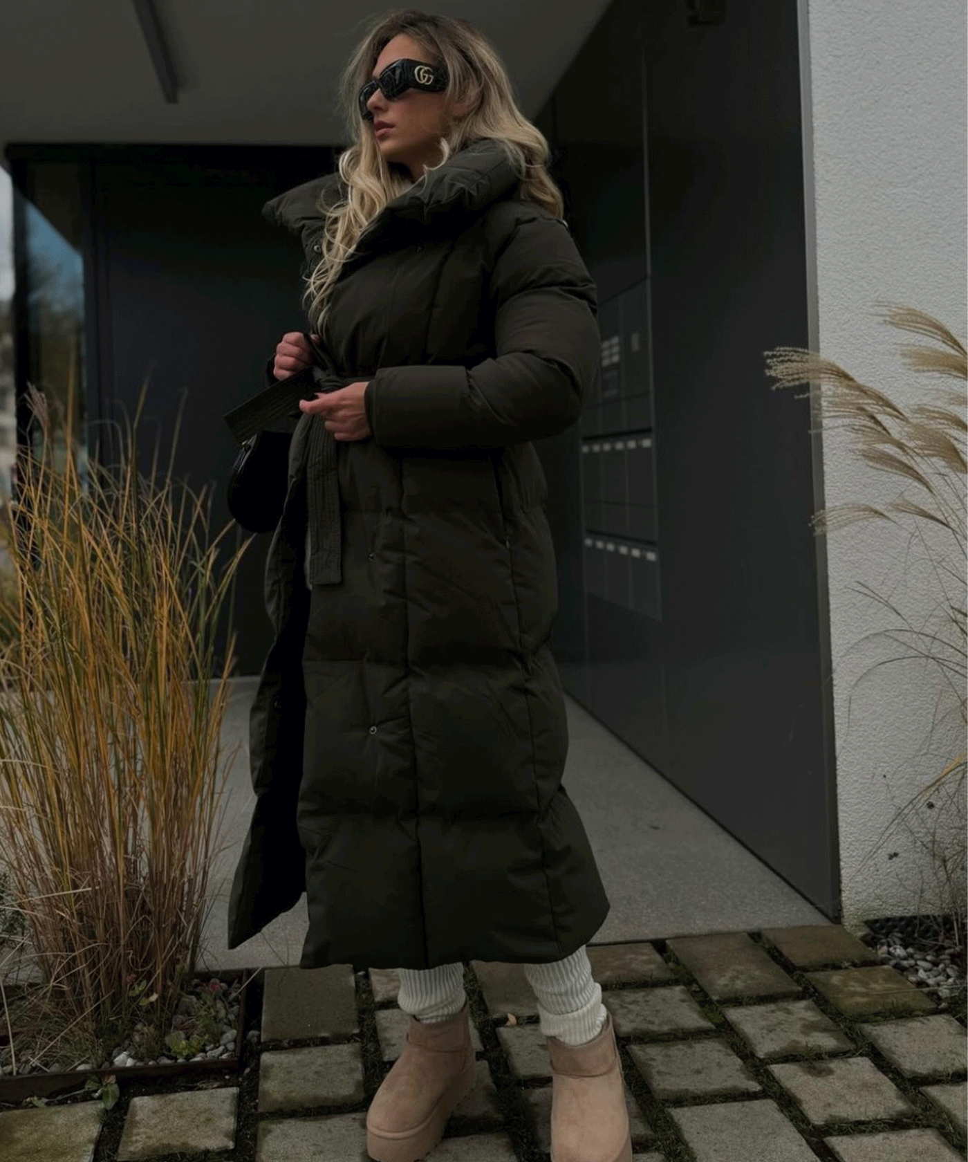 Lined platform boots camel - LouLou Couture