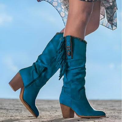 Classic Western Fringe Boots | LouLou Couture