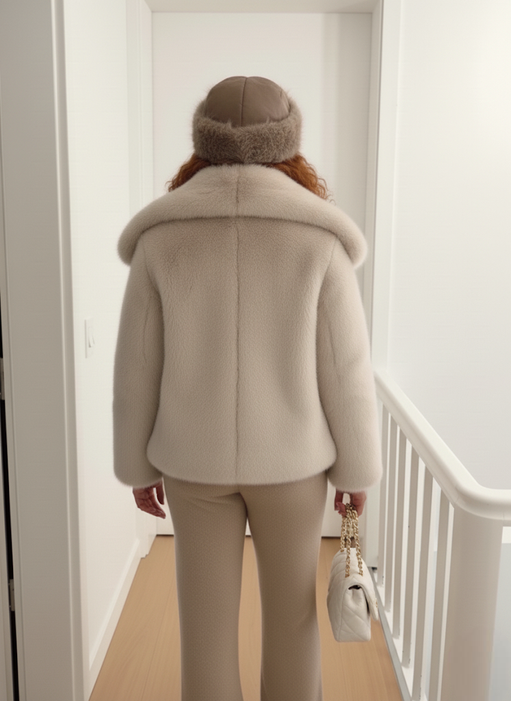 Beige Siberia Coat | LouLou Couture