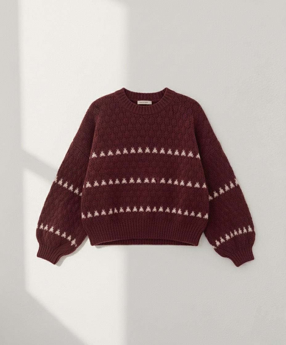 Red Merlot Pullover | LouLou Couture