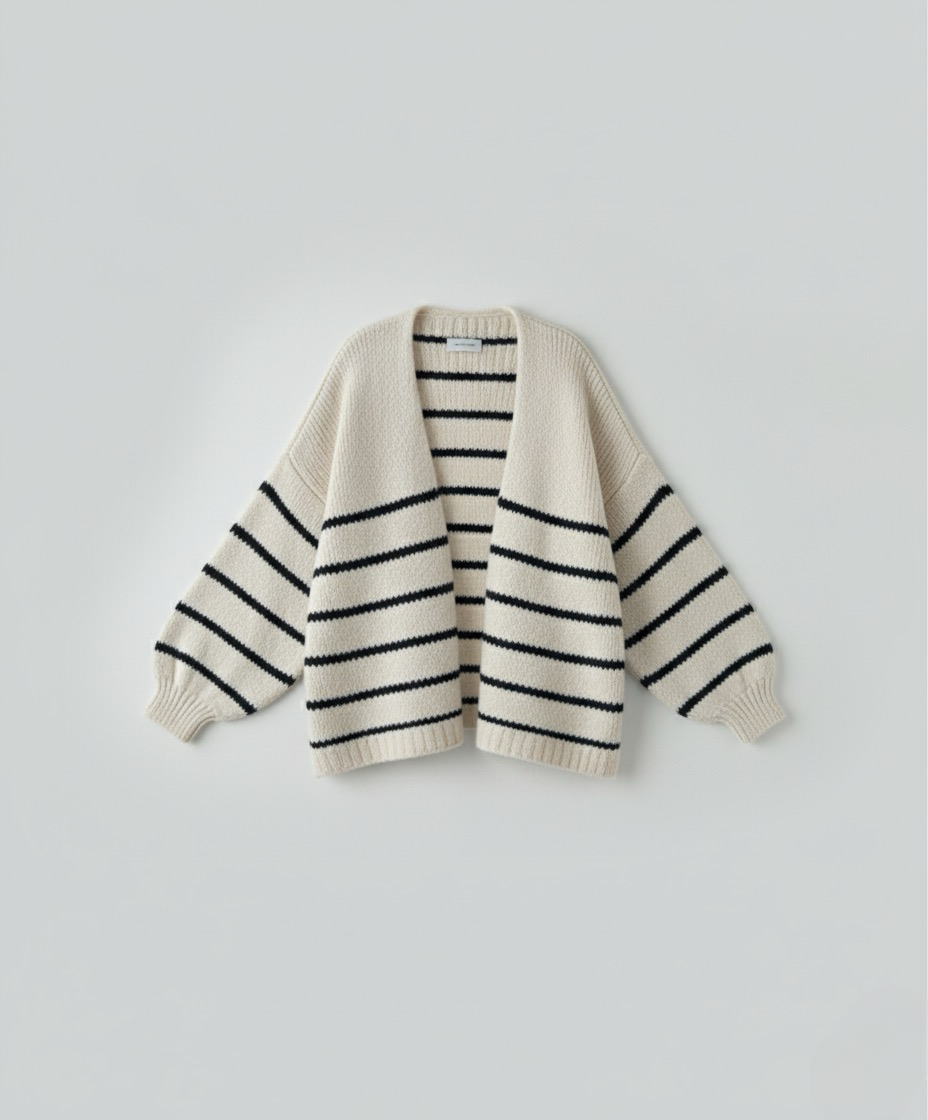 Linear Stripe Cardigan | LouLou Couture