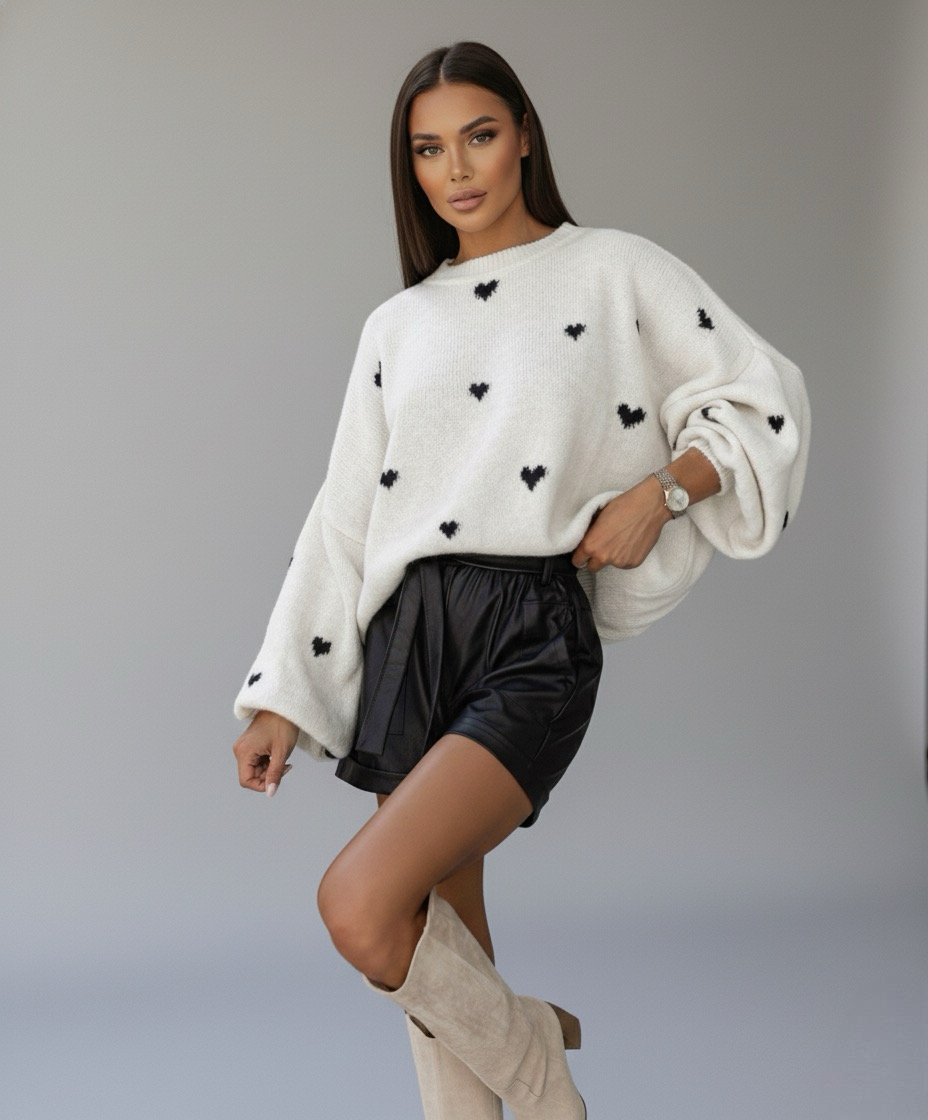 Pullover White Love | LouLou Couture