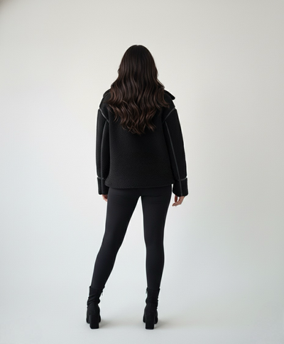 Black Fur Jacket | LouLou Couture