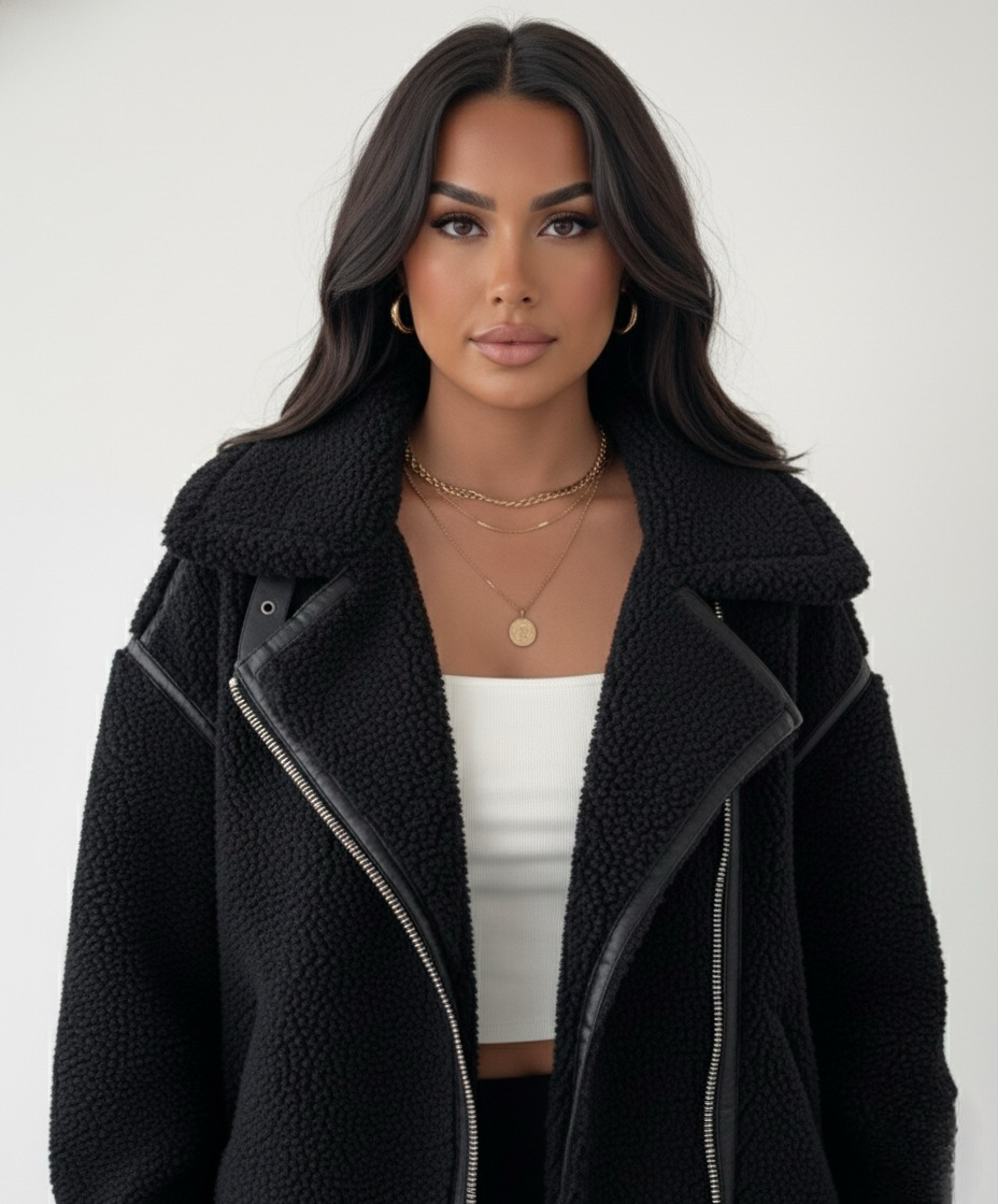 Black Fur Jacket | LouLou Couture