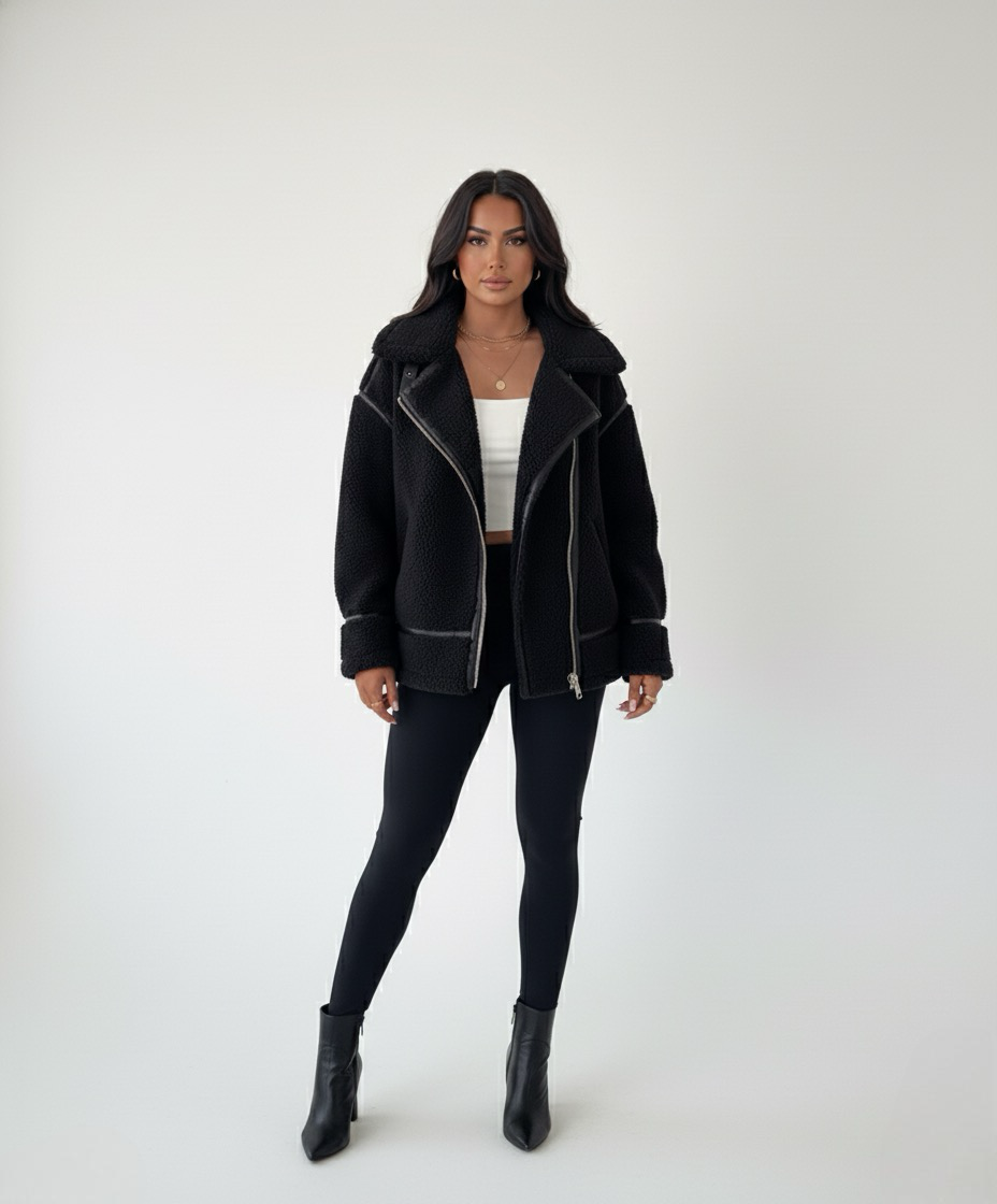 Black Fur Jacket | LouLou Couture