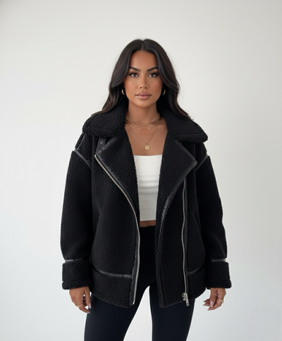 Black Fur Jacket | LouLou Couture