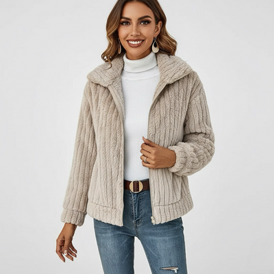 Stylish Sherpa Jacket | LouLou Couture