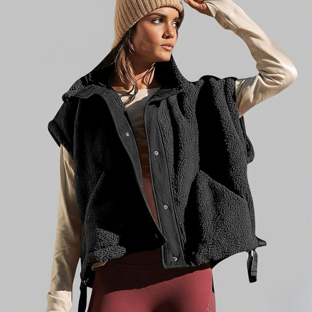 Comfy Warm Fleece Sleeveless Vest | LouLou Couture