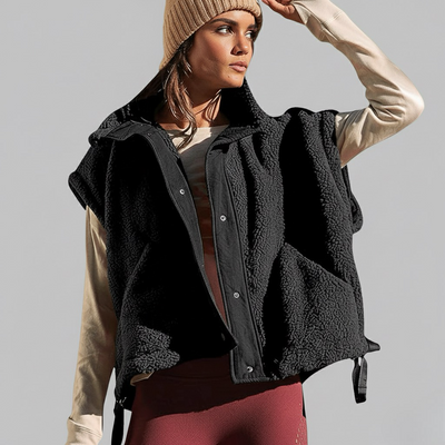 Comfy Warm Fleece Sleeveless Vest | LouLou Couture