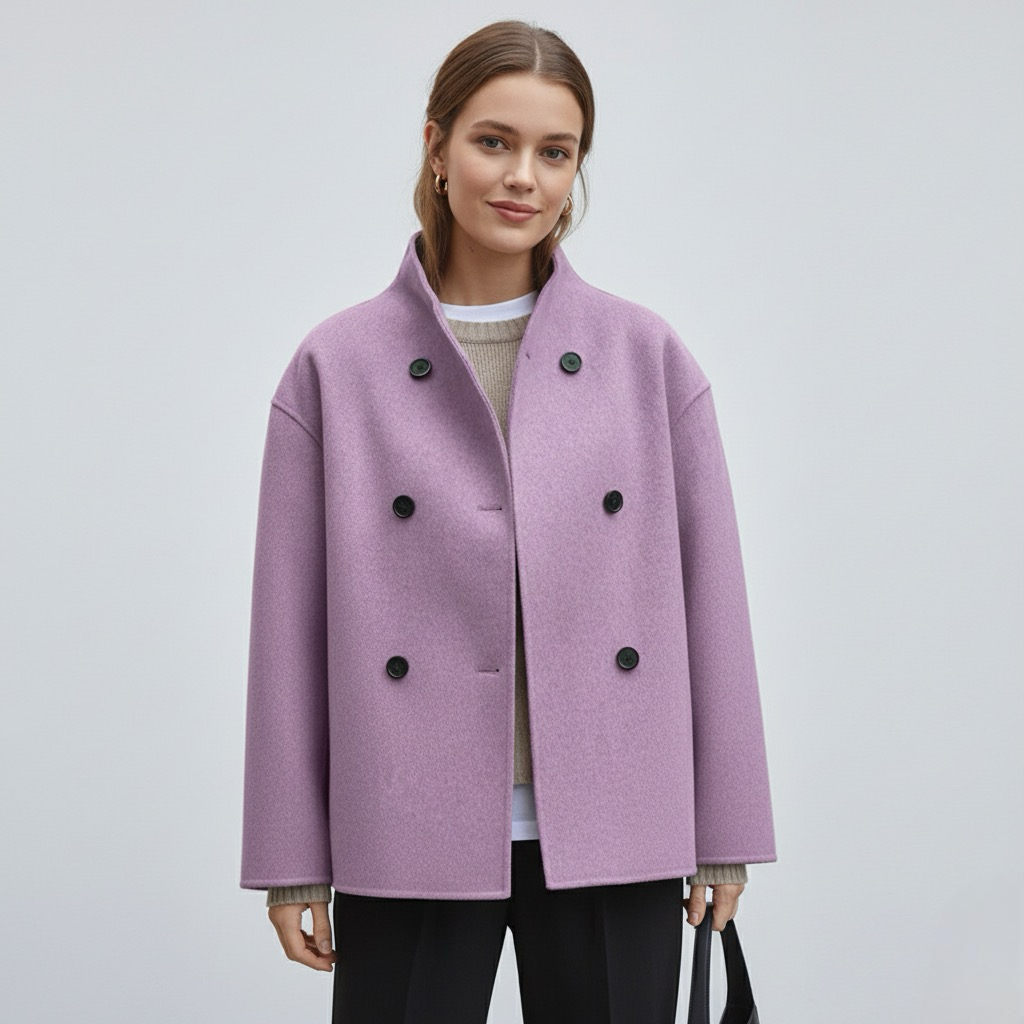 Cozy Long Sleeve Coat | LouLou Couture