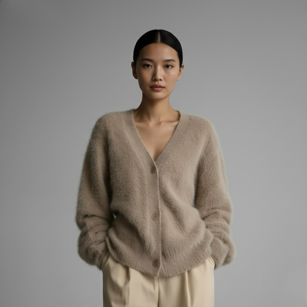 Fuzzy Mohair Cardigan | LouLou Couture