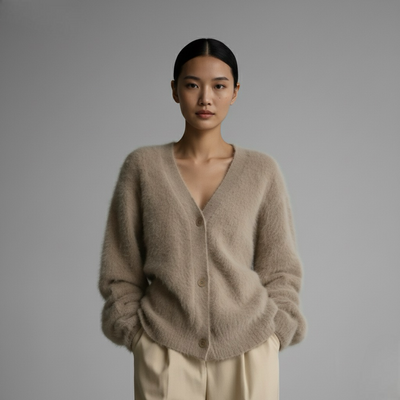 Fuzzy Mohair Cardigan | LouLou Couture