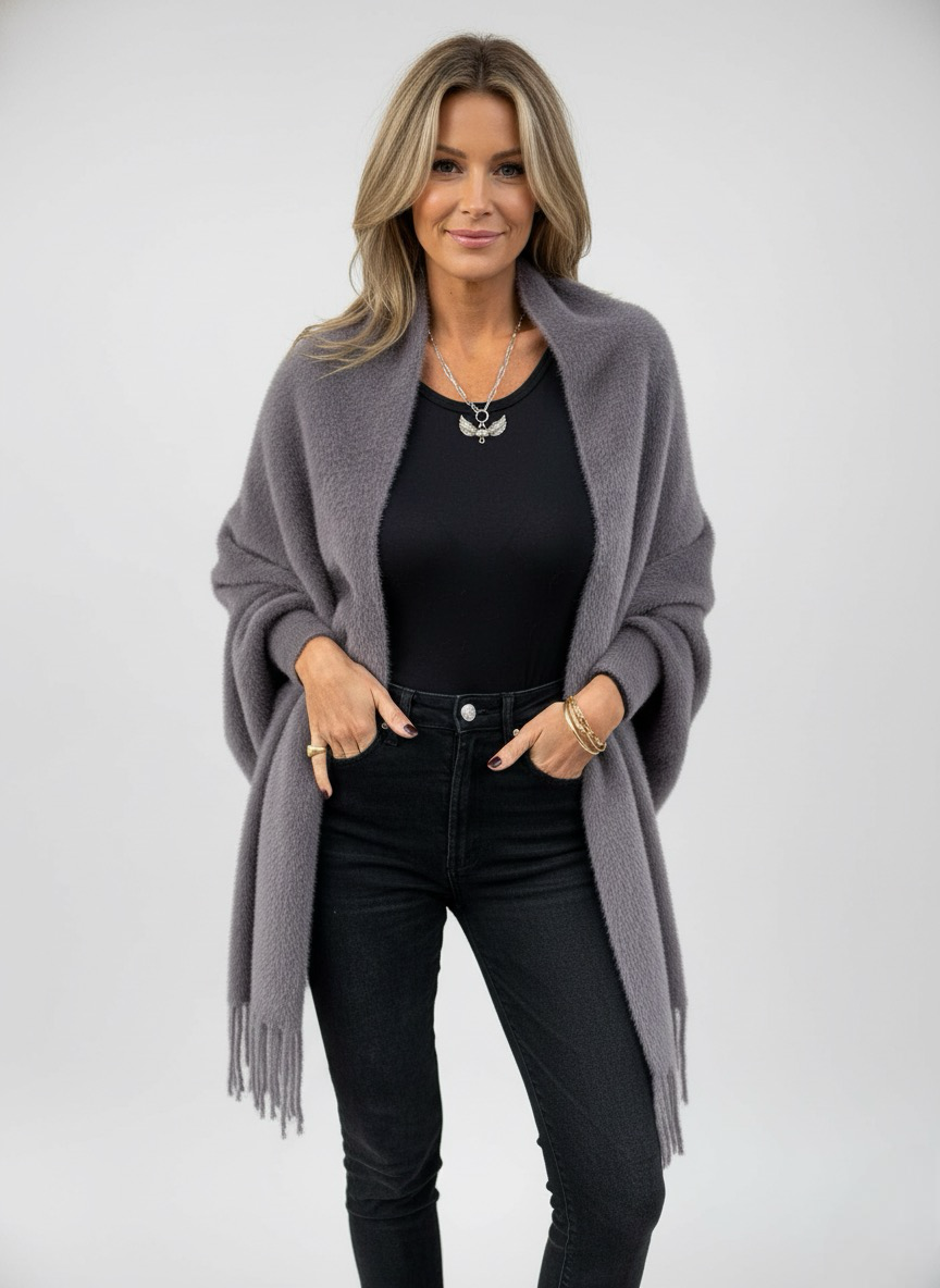 Elegant Drape Cardigan | LouLou Couture