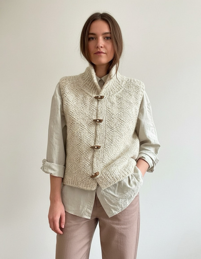 Classic Sleeveless Cardigan | LouLou Couture