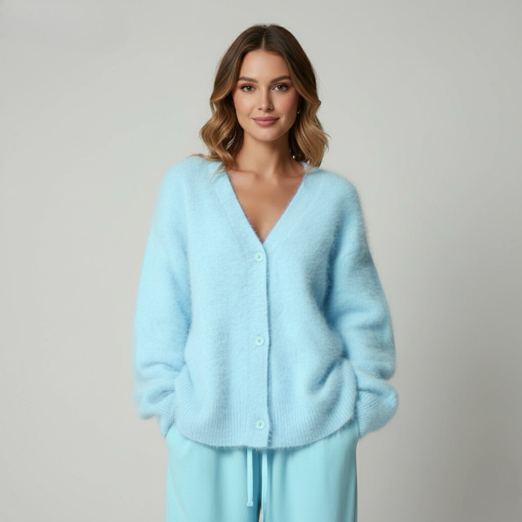 Comfy Button Front Drop Shoulder Cardigan | LouLou Couture