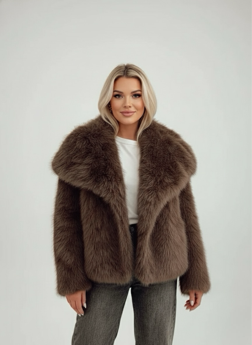 Brown Siberia Coat | LouLou Couture
