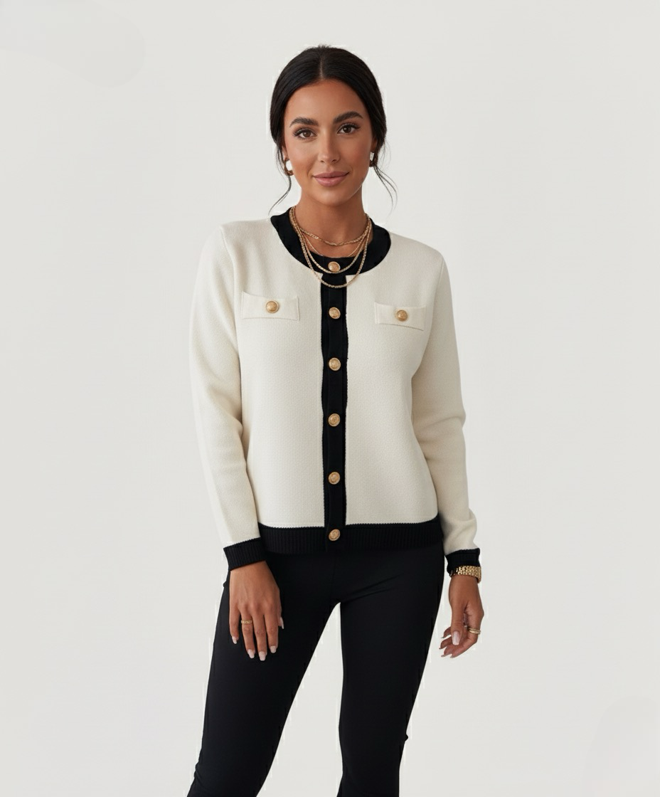Two-Tone Cardigan | LouLou Couture