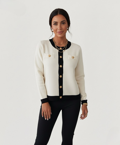 Two-Tone Cardigan | LouLou Couture