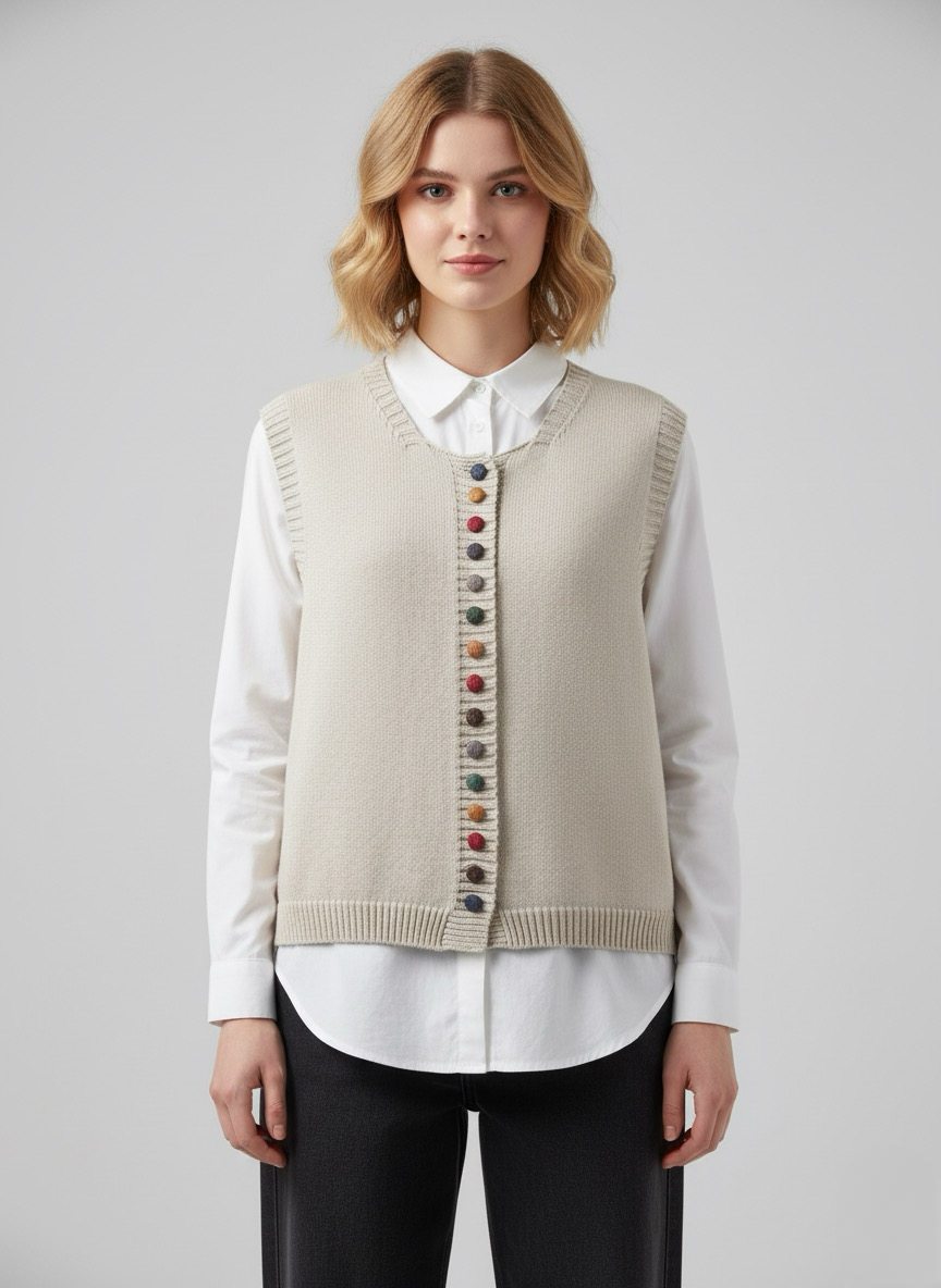 The Rosalie Knitted Vest | LouLou Couture