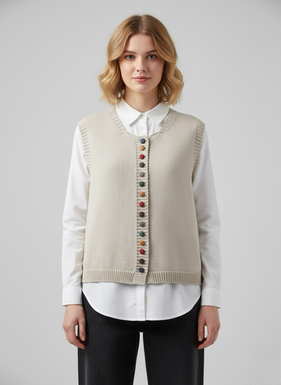 The Rosalie Knitted Vest | LouLou Couture