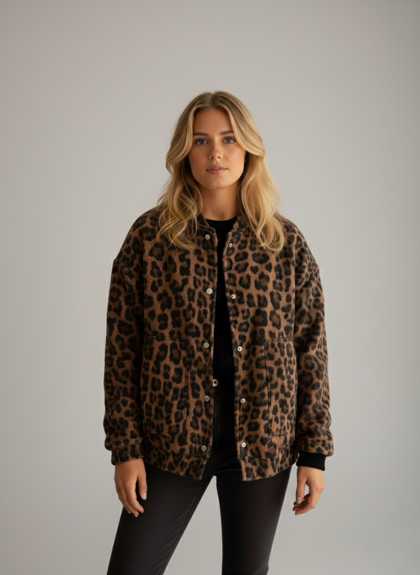 Charlene Leopard Jacket | LouLou Couture