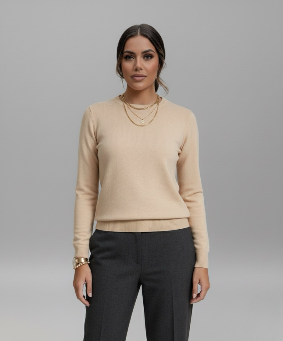 Long Sleeves and Round Neckline | LouLou Couture