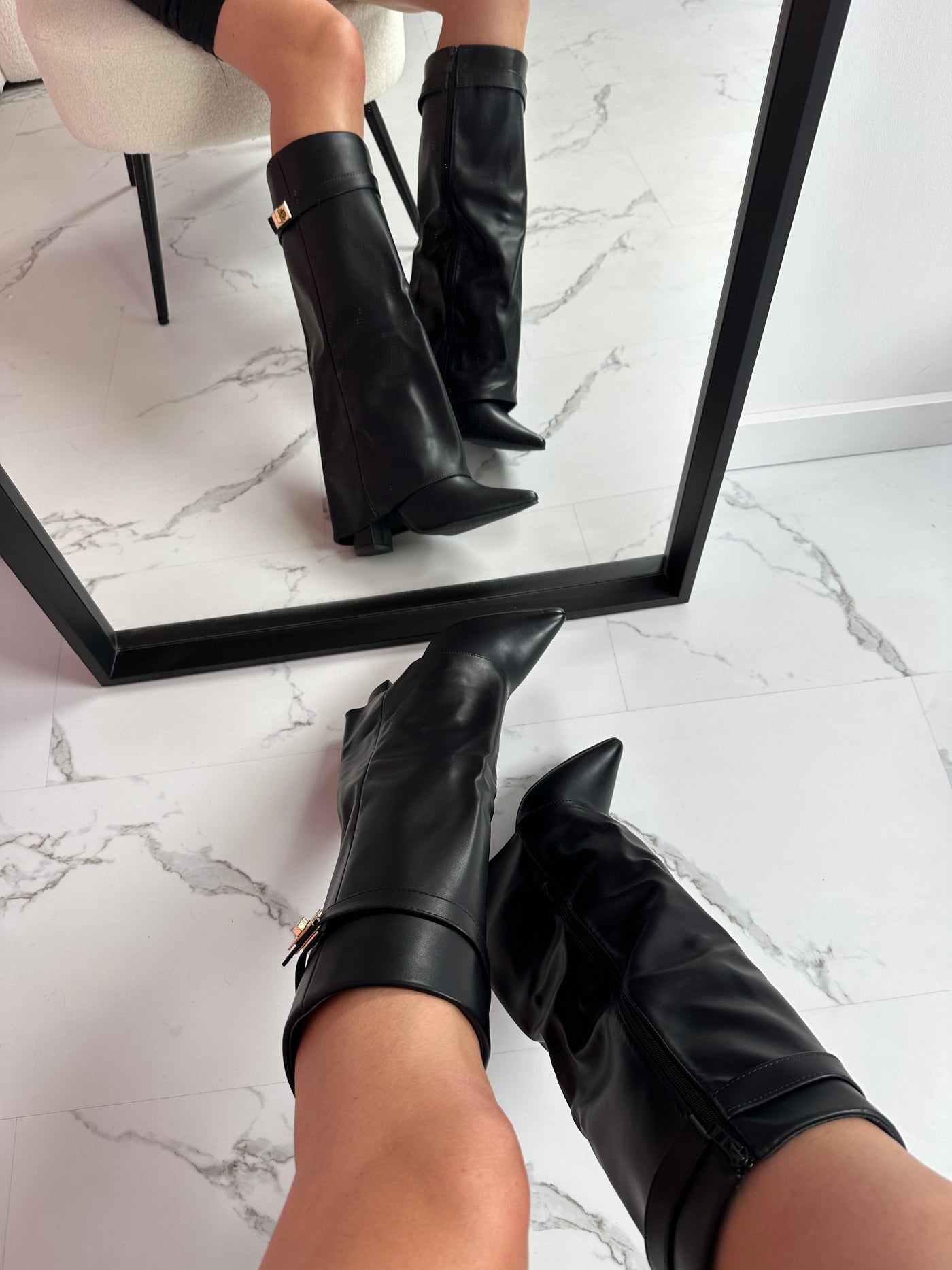 Black Leather Boots | LouLou Couture
