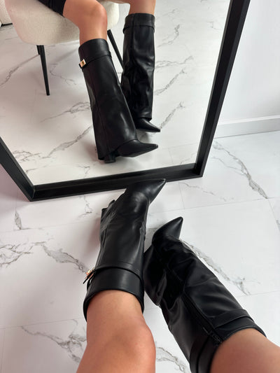 Black Leather Boots | LouLou Couture