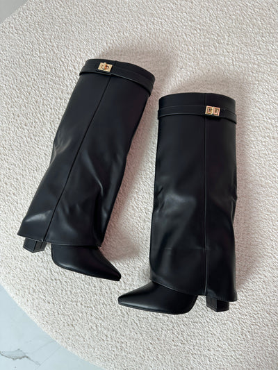 Black Leather Boots | LouLou Couture