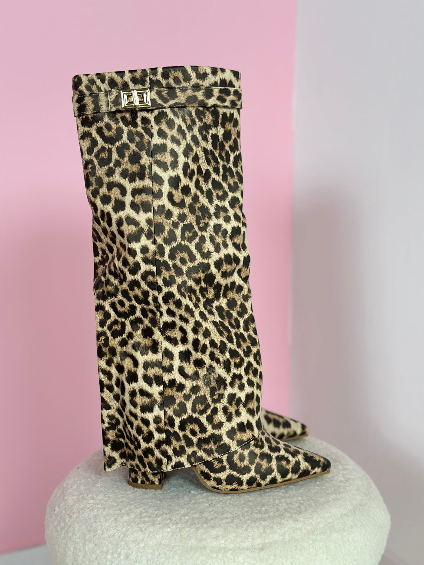 Leopard Leather Boots | LouLou Couture