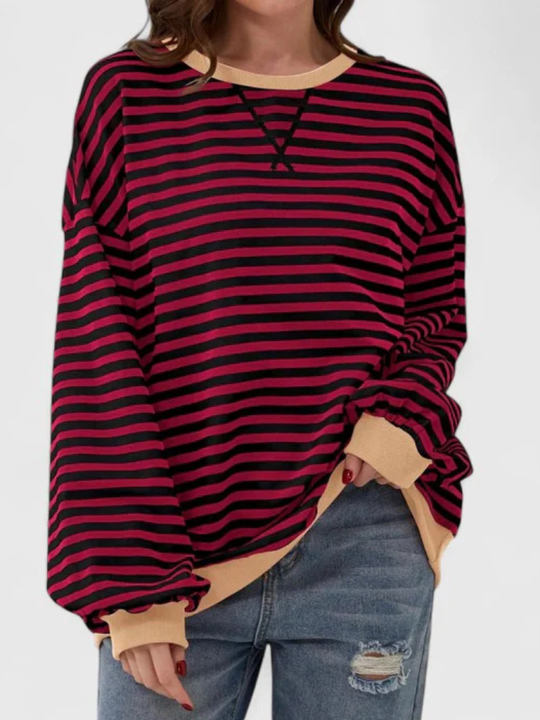Cozy Stripe Sweater | LouLou Couture
