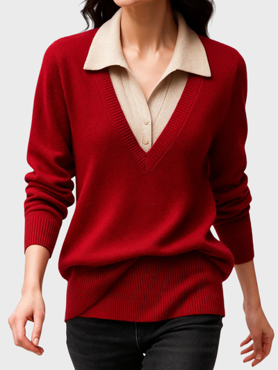 Layered Knit Sweater | LouLou Couture