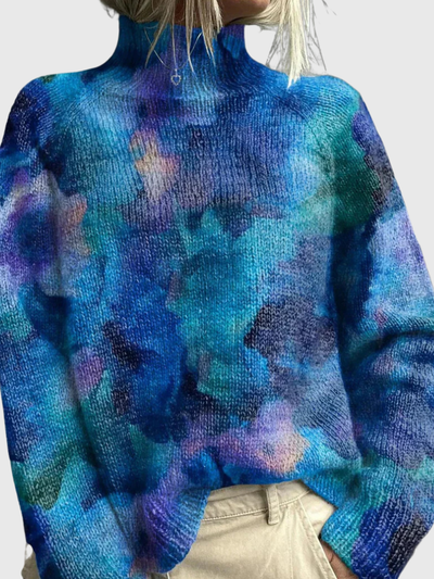 Knitted Turtleneck Cardigan | LouLou Couture