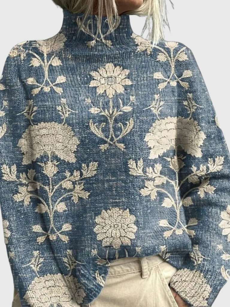 Knitted Turtleneck Cardigan | LouLou Couture