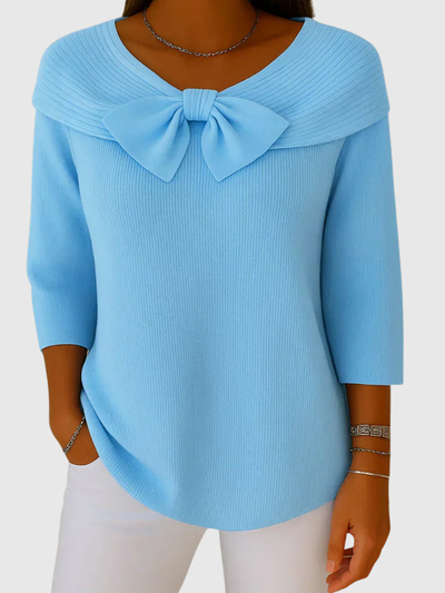 Knitted Bow Top | LouLou Couture