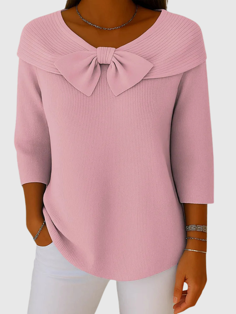 Knitted Bow Top | LouLou Couture