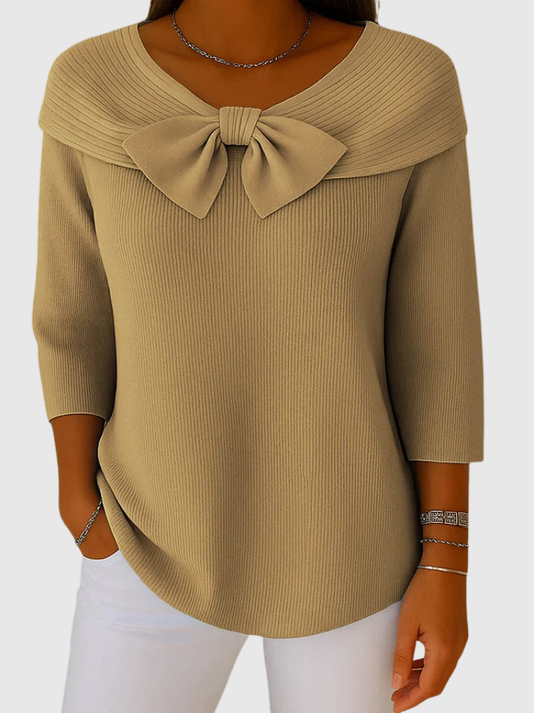 Knitted Bow Top | LouLou Couture