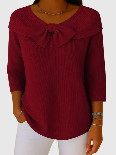 Knitted Bow Top | LouLou Couture
