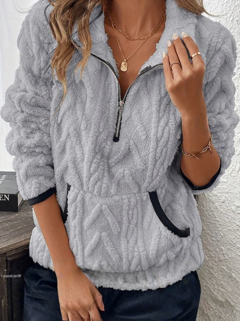Plush Half Zip | LouLou Couture