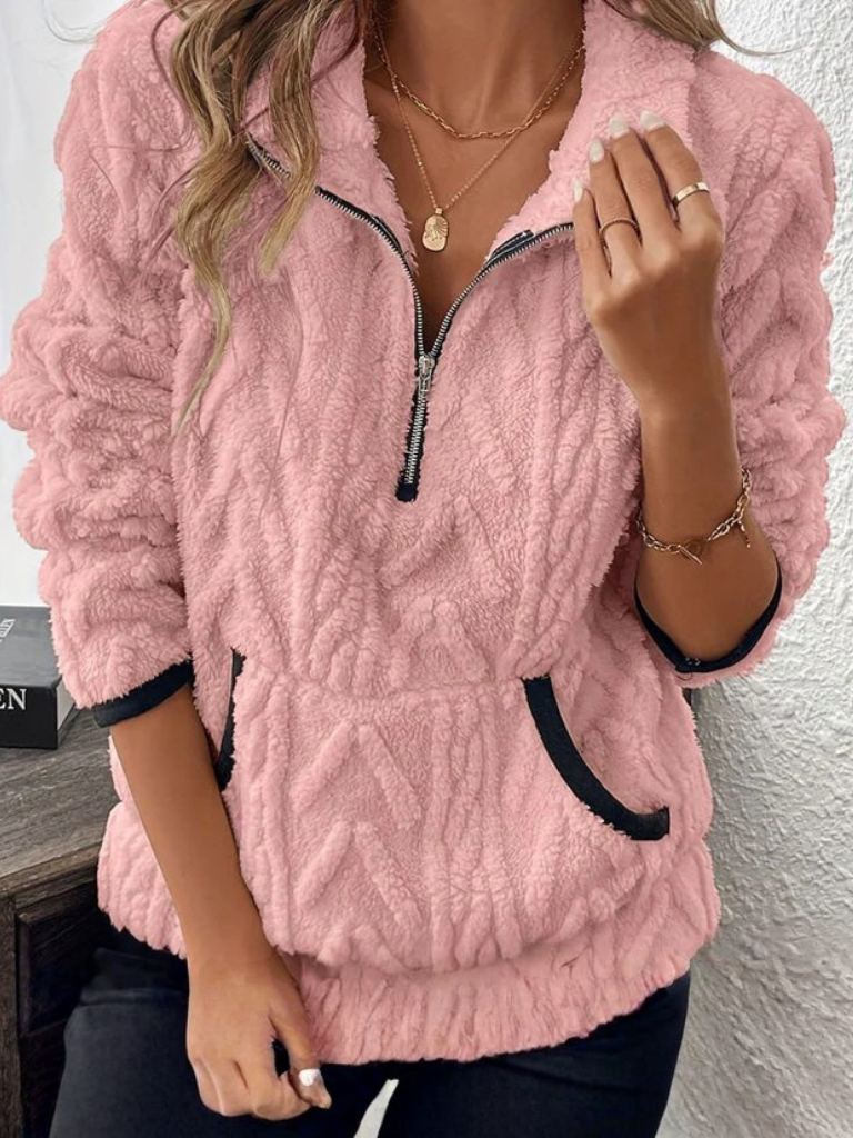 Plush Half Zip | LouLou Couture