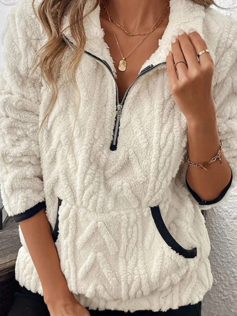 Plush Half Zip | LouLou Couture