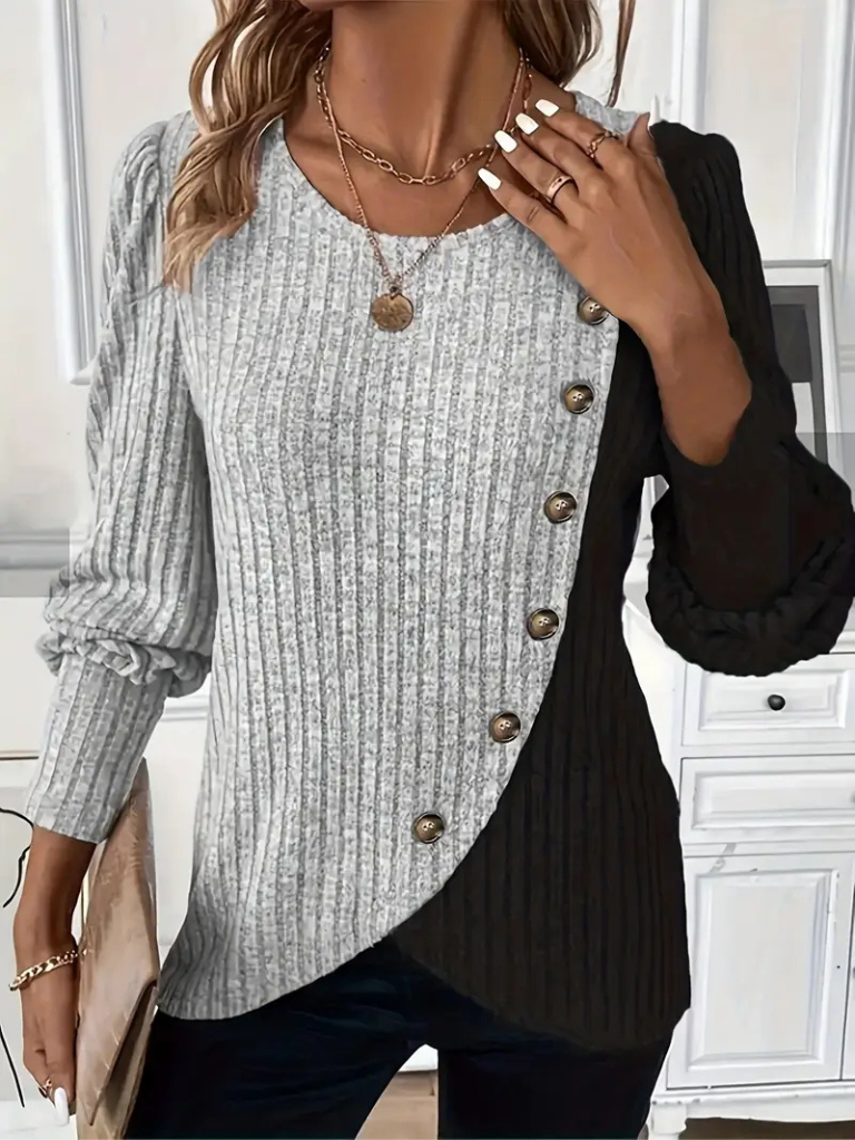 Kaia Casual Knit Longsleeve | LouLou Couture