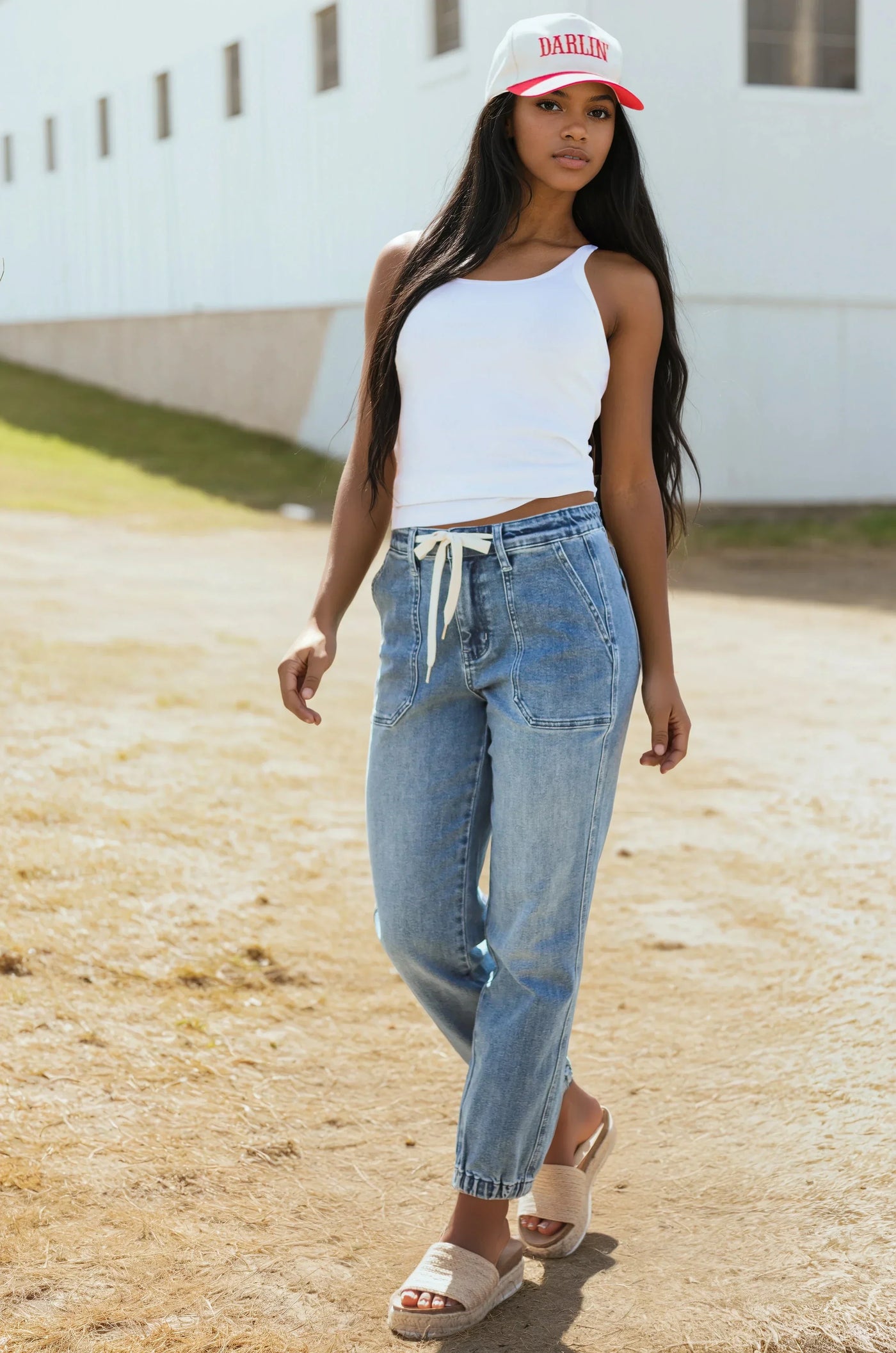 Joggers with Drawstring | LouLou Couture