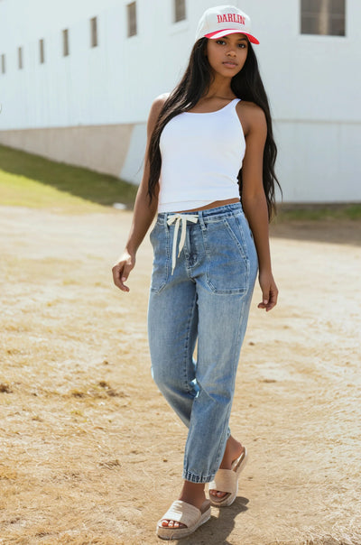 Joggers with Drawstring | LouLou Couture