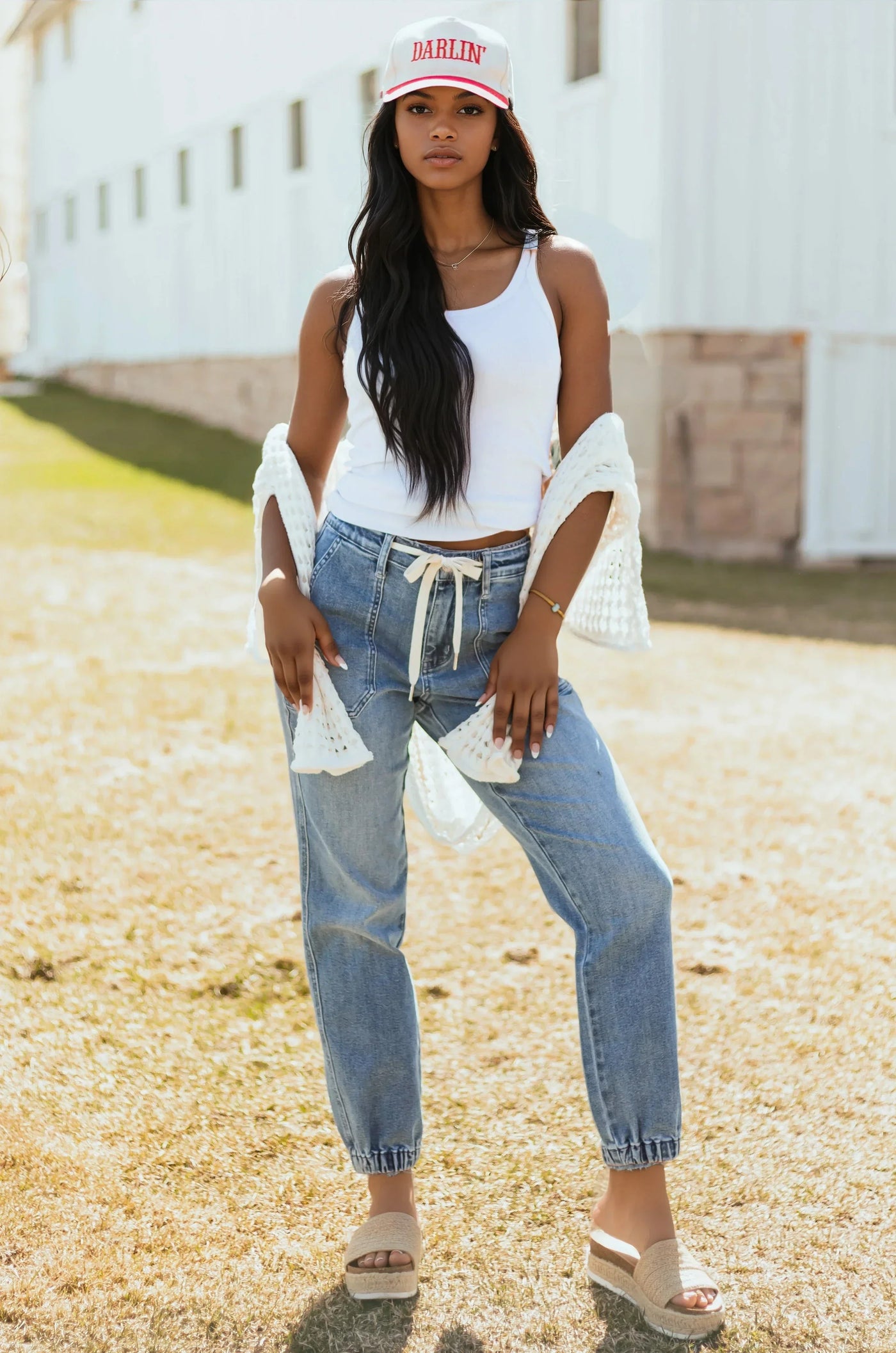 Joggers with Drawstring | LouLou Couture