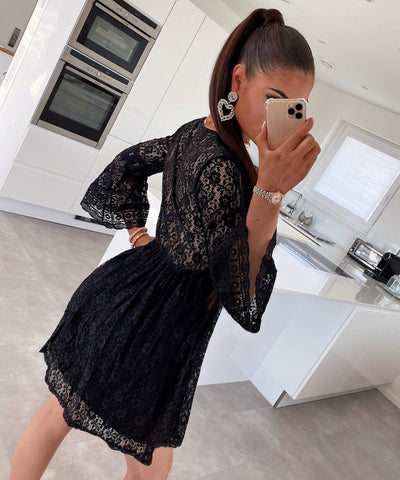 Black Chique Mini Dress | LouLou Couture