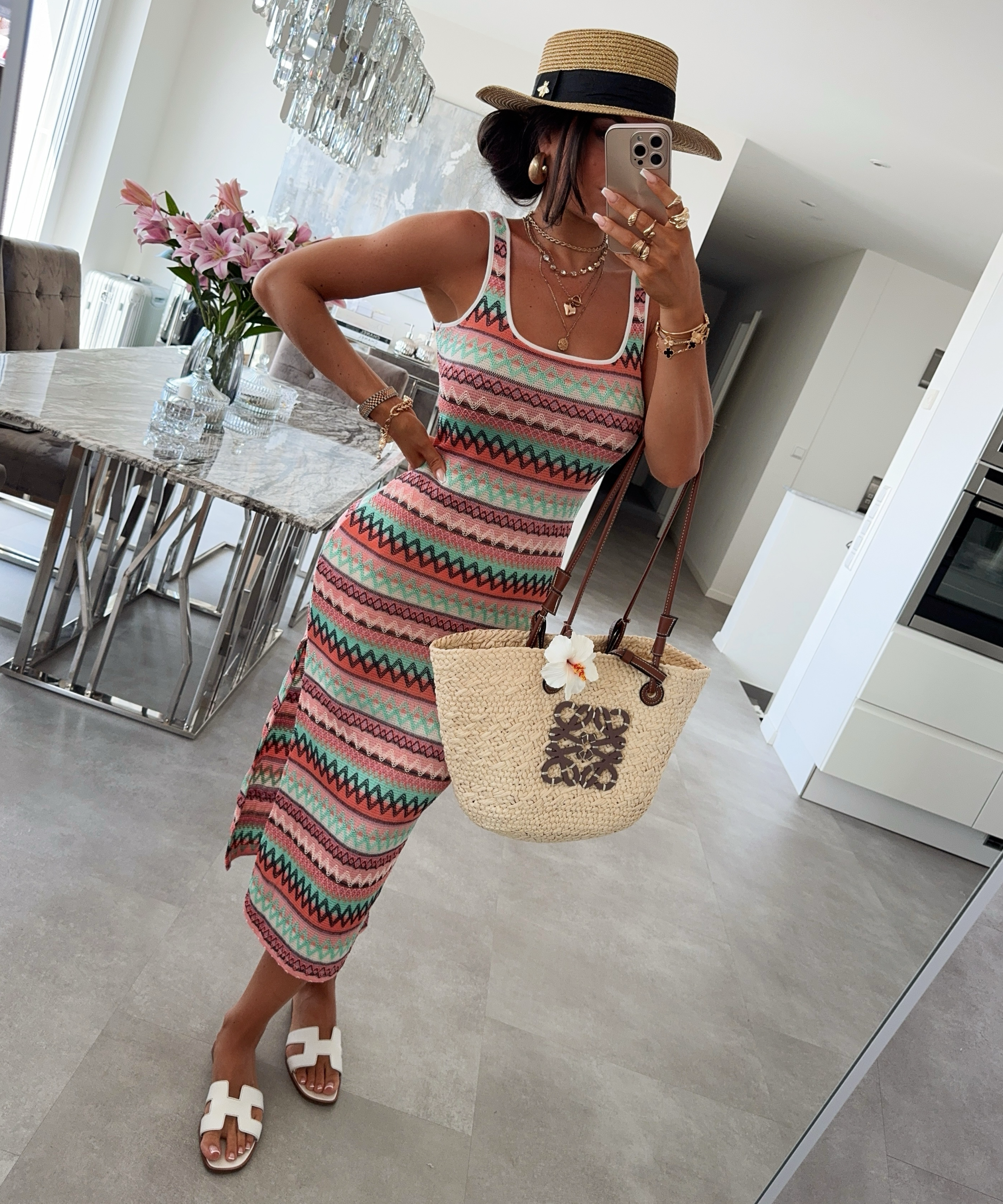 Striped Colour Dress | LouLou Couture - LouLou Couture